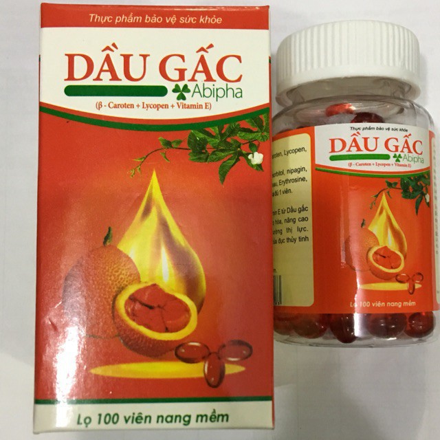  Dầu gấc Abipha - Bổ mắt, đẹp da, chống lão hóa 