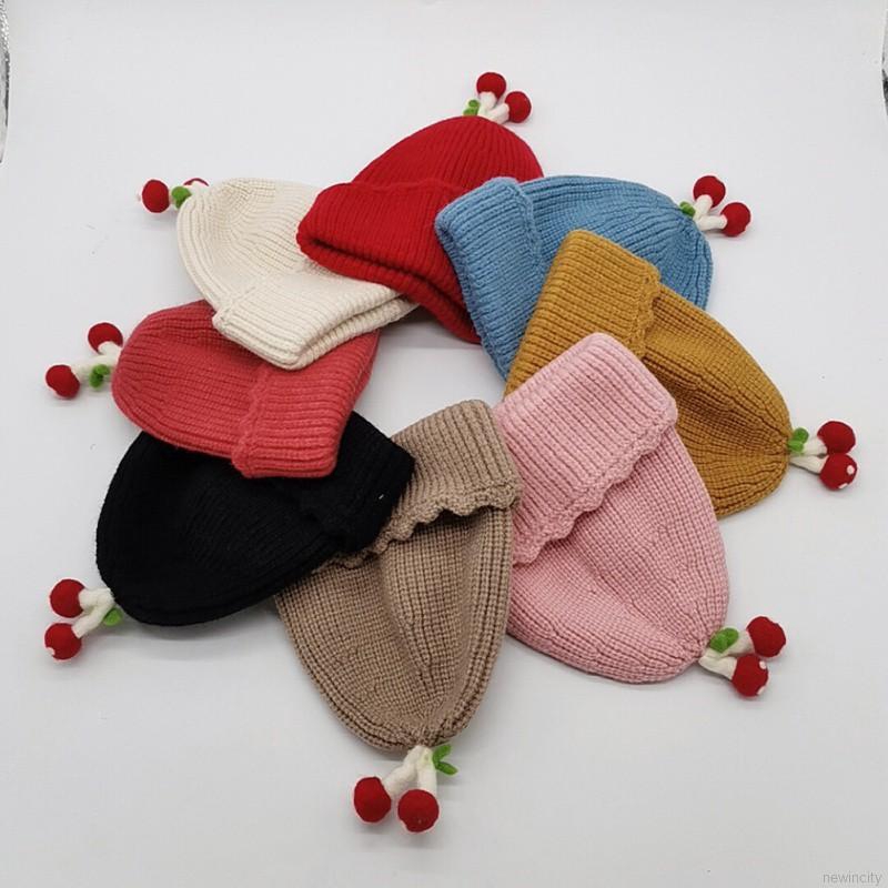 Nón len ấm áp xinh xắn dành cho bé