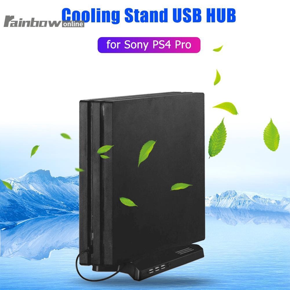 Đế Tản Nhiệt Chuyên Nghiệp Kèm 3 Quạt Cho Playstation Ps4 Pro