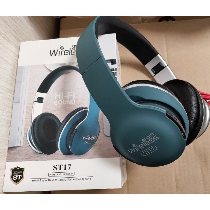 Tai Nghe Chụp Tai Headphone Bluetooth Không Dây P17 Tai Nghe Blutooth Chụp Tai Chính Hãng