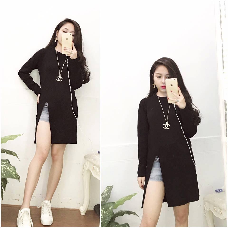 Áo xẻ vạt HB