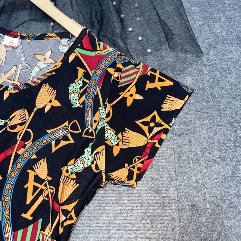 [75kg]Đầm ngủ thun lạnh dây bản và có tay