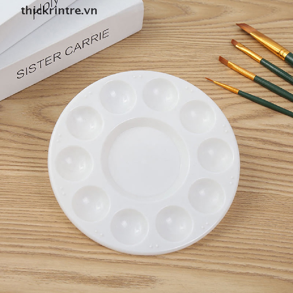 Bảng Pha Màu Nước 10 Ngăn Bằng Nhựa
