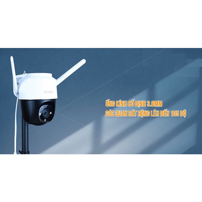 Camera Wifi ngoài trời IMOU S22FP, S42FP có màu ban đêm, xoay 360 độ - TRANGIATELECOM