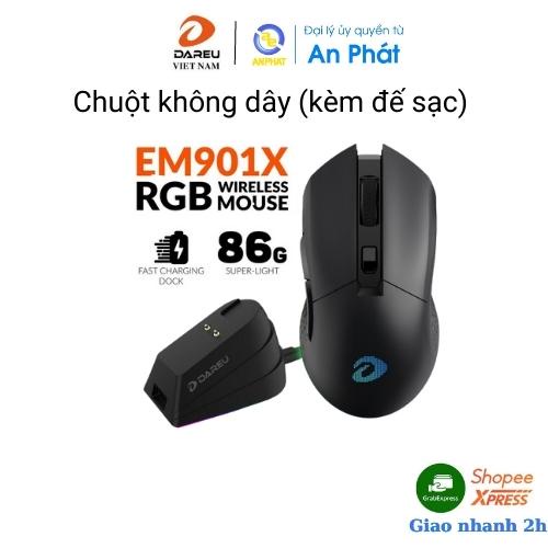 Chuột không dây Dareu EM901X RGB Superlight Wireless Gaming