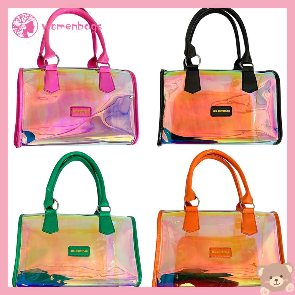 ✿ Wb ✿ Túi Xách Nhựa PVC Trong Suốt Thời Trang Mùa Hè Cho Nữ✿