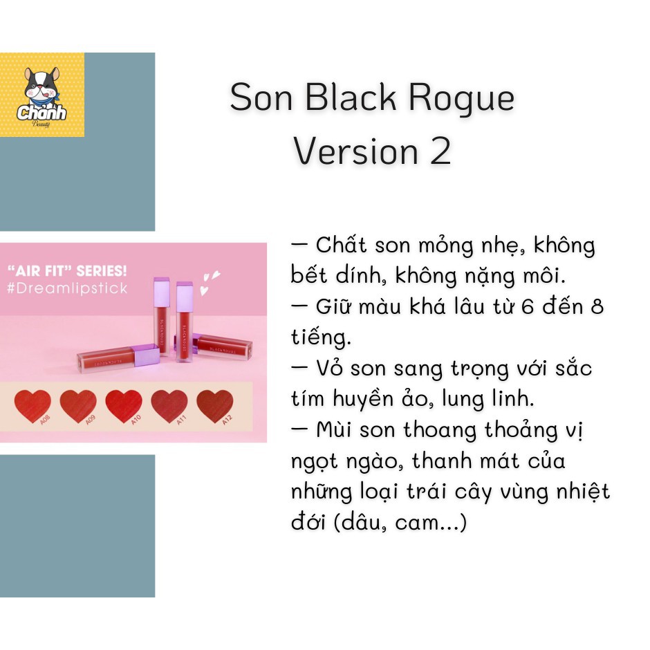 Son Black Rouge kem lì cho mùa Thu - Đông Version 2 | BigBuy360 - bigbuy360.vn