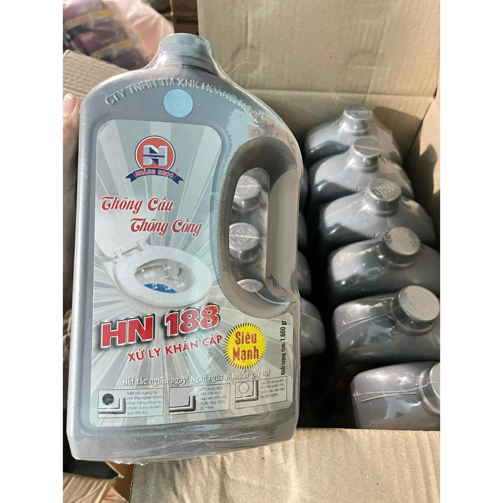 Dung dịch thông cầu cống 1600ml Hoàng Ngọc 188