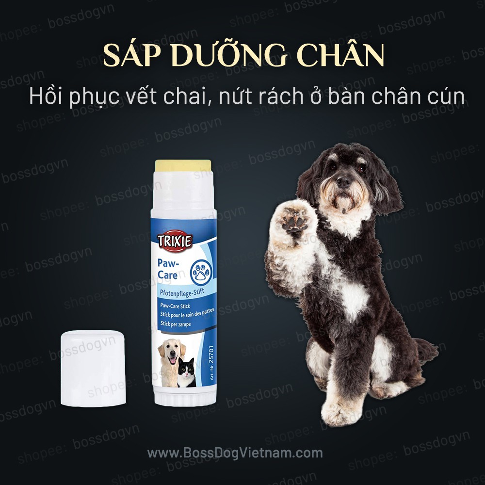 Sáp chó mèo Trixe mềm mịn bàn chân, ngăn ngừa nứt nẻ viêm nhiễm | Bossdog