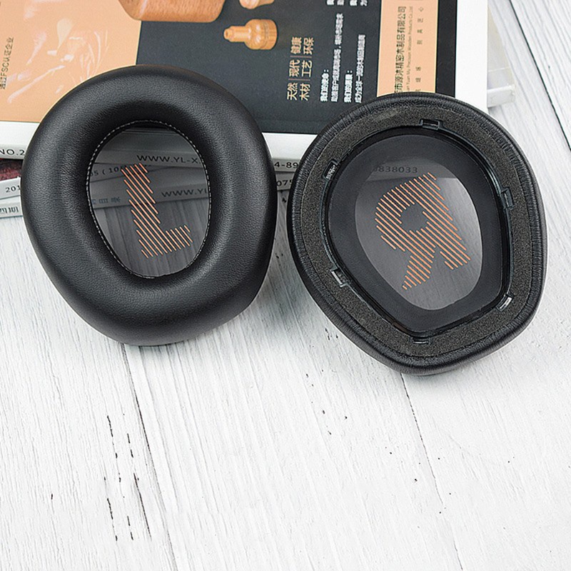 HSV 1Pair Replaced Soft Leather Earpads Sponge Foam Ear Cushion Cover for  -JBL QUANTUM Q100 Q600 Q800 Headphone Headset