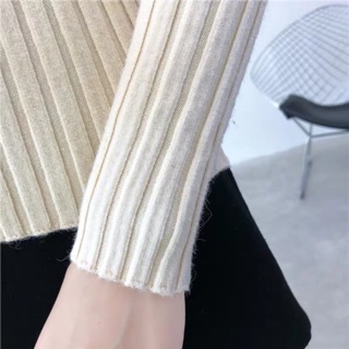 {Có Sẵn} Áo len lông cừu cổ 3 phân mềm mại T253