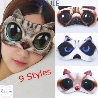 Bịt Mắt Ngủ Hình Động Vật 3D Mềm Mại