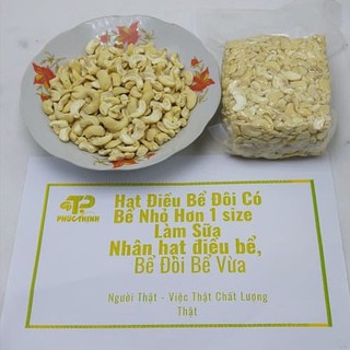 500g hạt điều tươi Bể đôi  Bể Ba làm sữa