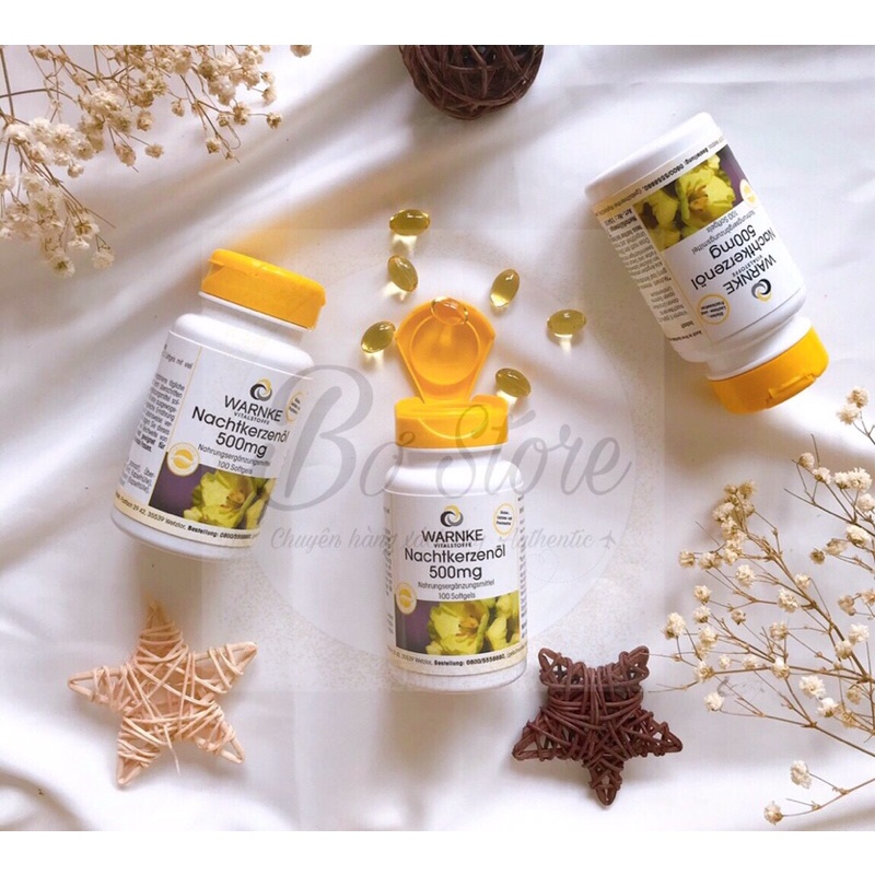 NỘI ĐỊA ĐỨC] Tinh Dầu Hoa Anh Thảo Warnke 500mg hộp 100 viên | BigBuy360 - bigbuy360.vn