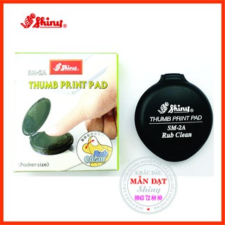 Khay mực lăn tay tròn hiệu Shiny SM-2
