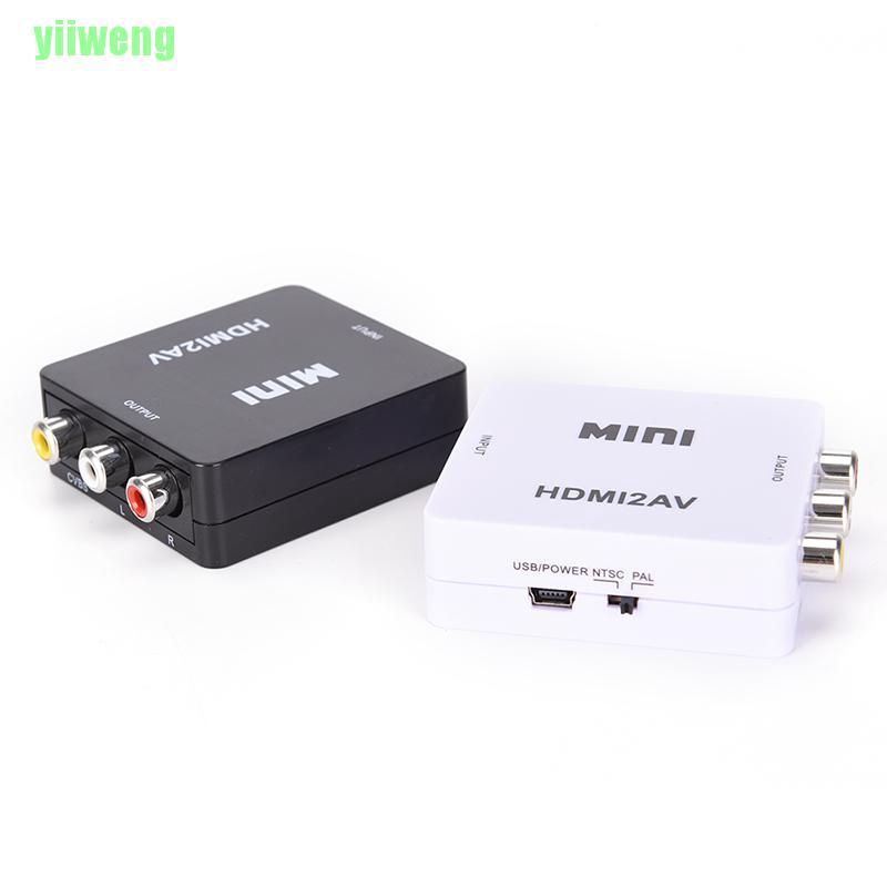 Bộ Chuyển Đổi Yw Hdmi Sang Rca Av / Cvbs Adapter Hd 1080p Mini Hdmi2av