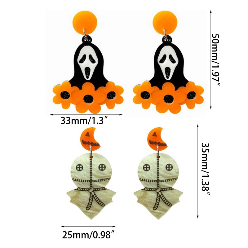 Bông Tai Hình Búp Bê Ma Dễ Thương Cho Nữ