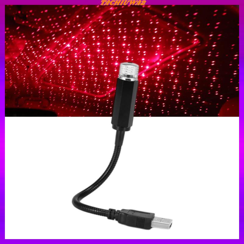 Đèn ngủ mini họa tiết bầu trời sao lãng mạn có cổng sạc USB