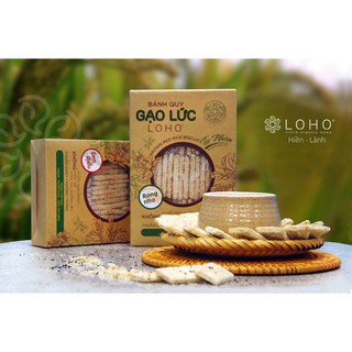 Bánh Quy Gạo Lứt Tự Nhiên Loho - 380gr - Home Food