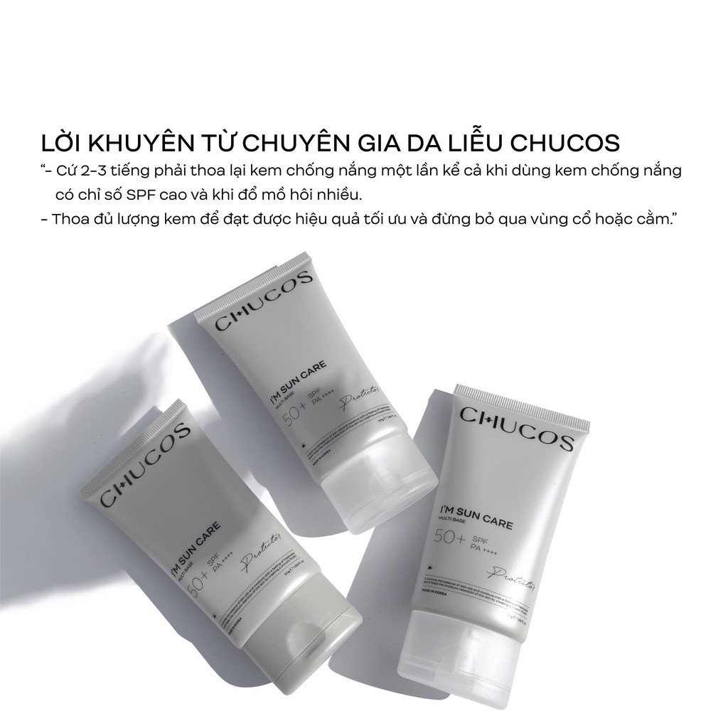 Kem Chống Nắng Bảo Vệ Da Và Nuôi Dưỡng Làn Da Chucos I’m Sun Care Multi Base (50ml)