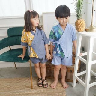 Bộ Yukata cho bé chất cotton Hàn