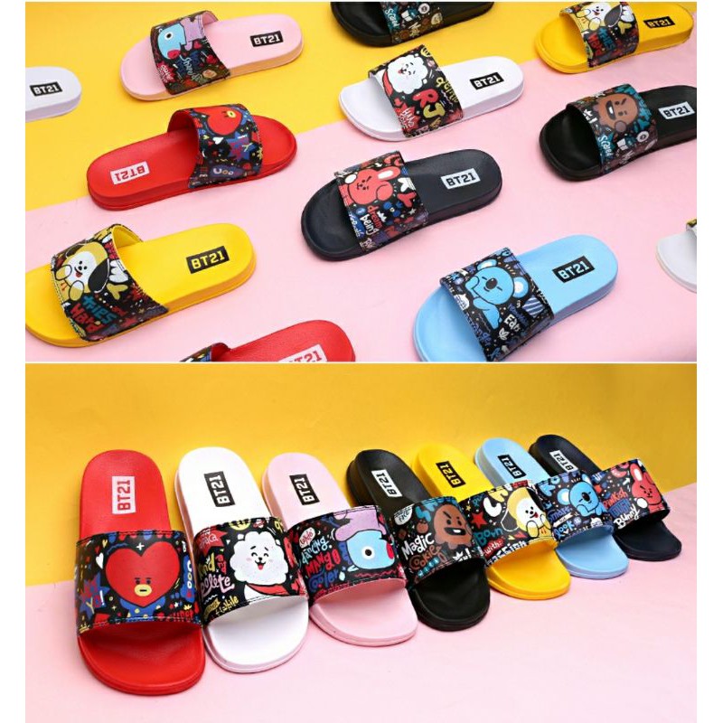 Dép nhựa BT21 SLIPPERS