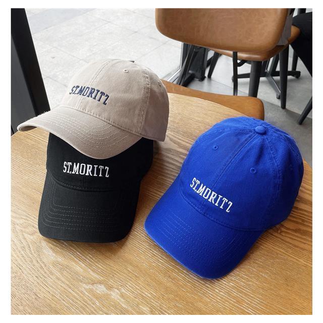 Yang Mi matching hat STMORITZ sunscreen baseball cap for men and women spring and summer brown letter embroidered sports cap