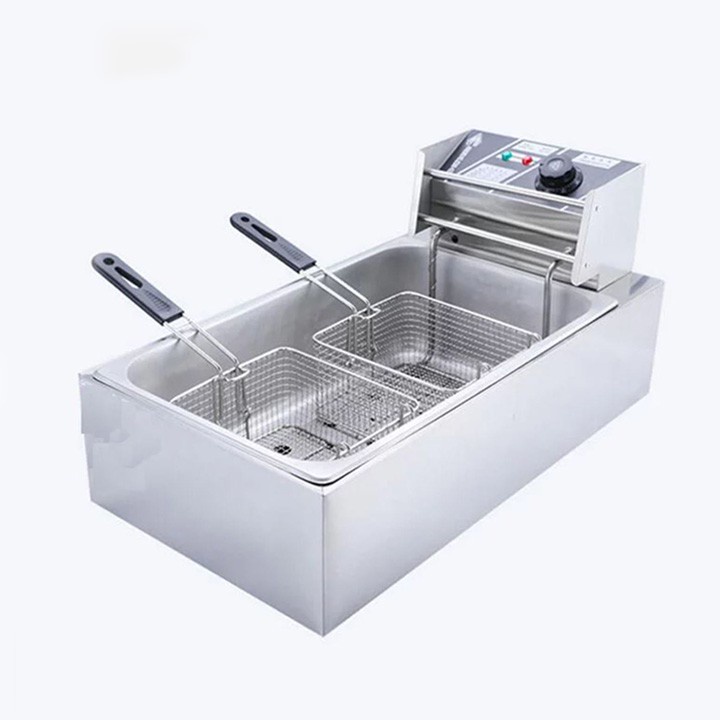 [Mã ELHADEV giảm 4% đơn 300K] Bếp chiên nhúng dung tích 12L, Inox dày dặn chắc chắn