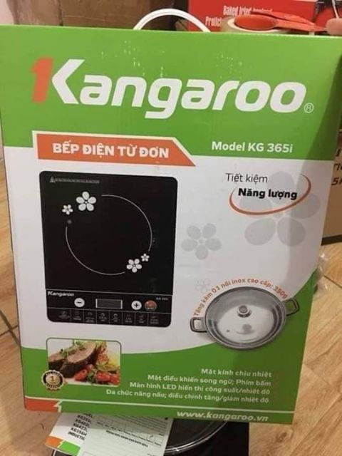 [Hàng Chính Hãng] Bếp điện từ đơn Kangaroo KG 365i chính hãng