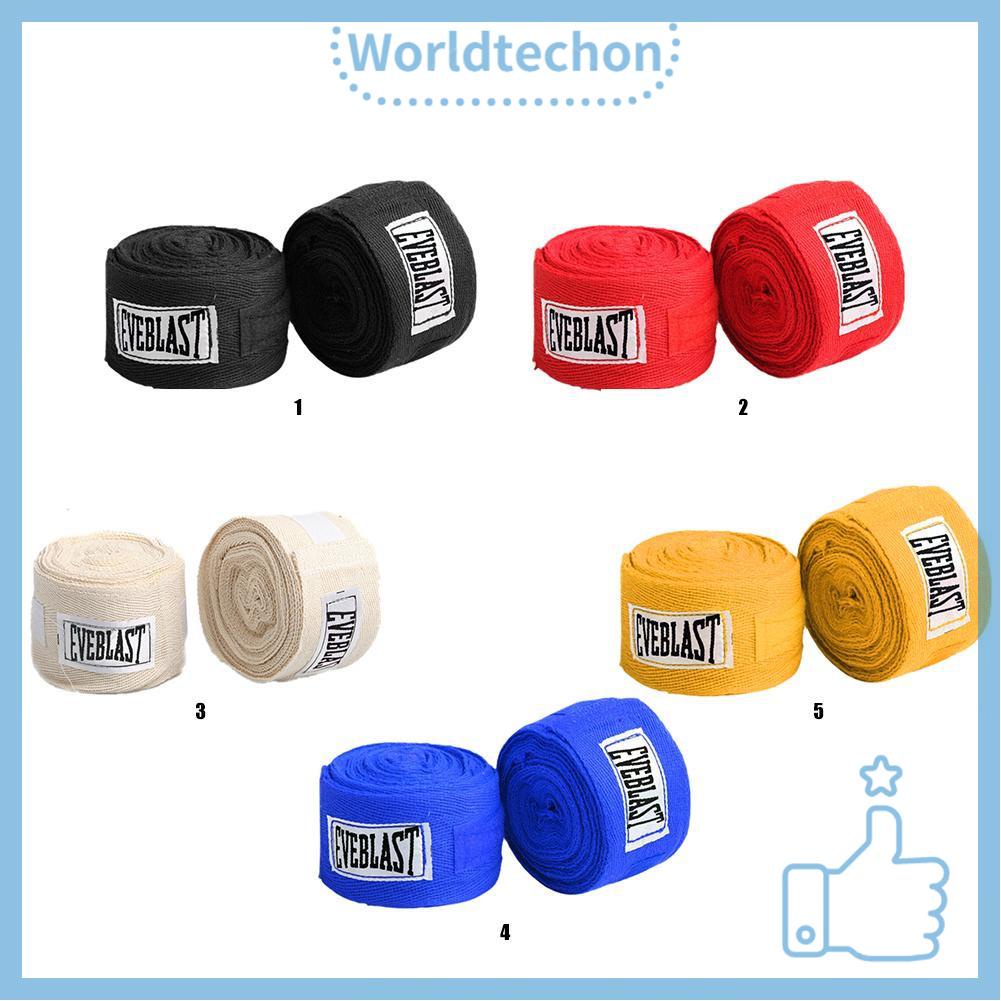Bộ 2 cuộn băng quấn tay bằng cotton dài 3m hỗ trợ luyện tập