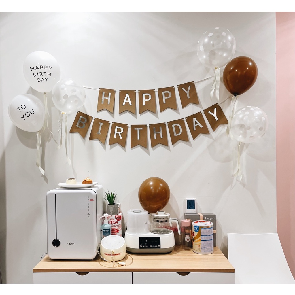 Set trang trí sinh nhật phong cách Hàn Quốc cực rẻ cực chất