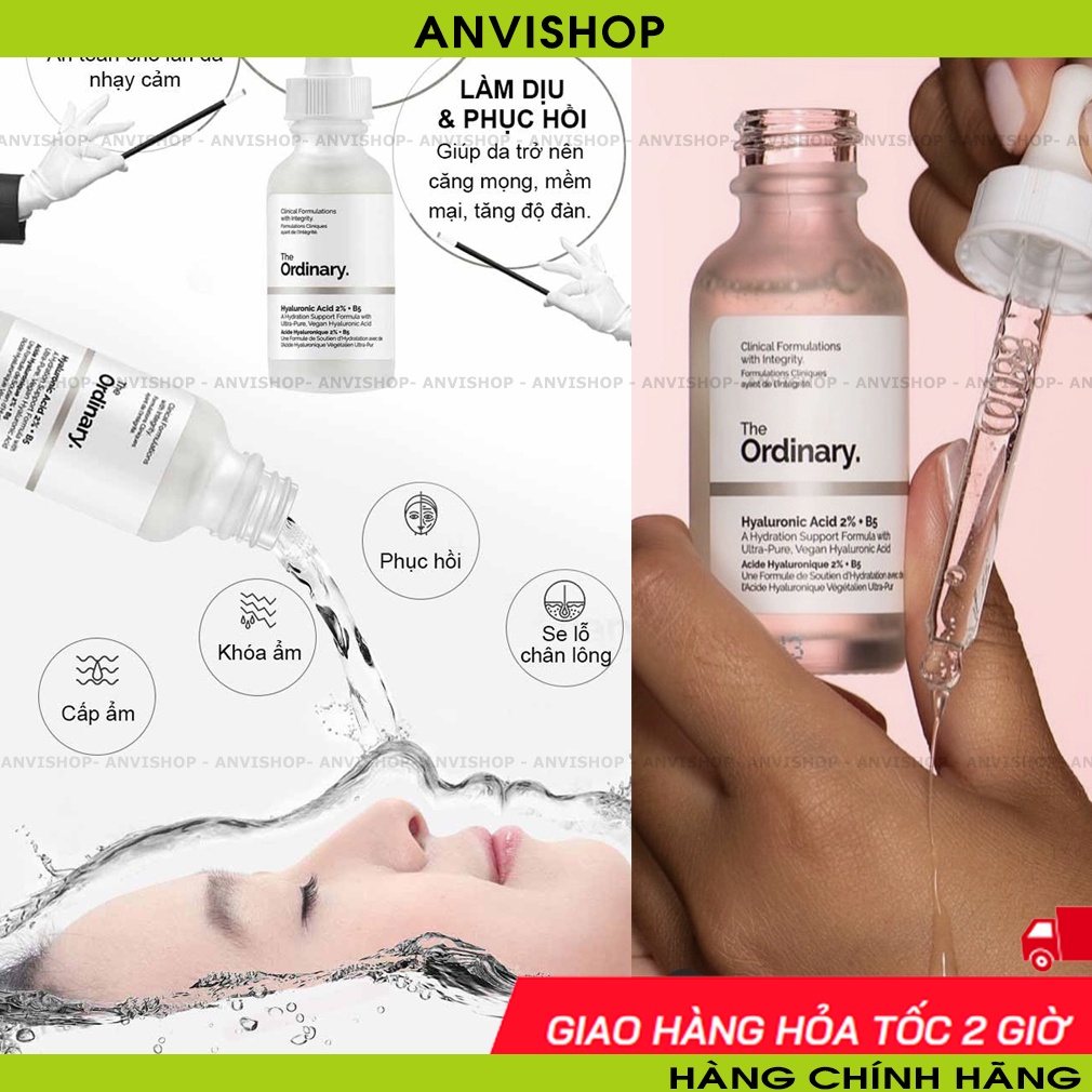 Serum The Ordiany Hyaluronic Acid 2% +B5 đủ bill