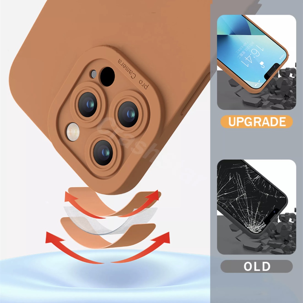 ốp lưng mềm màu kẹo Tương thích cho iPhone 7 plus 8 x xs max xr 13 Pro Max 12 11 Pro Max silicon TPU chống sốc case