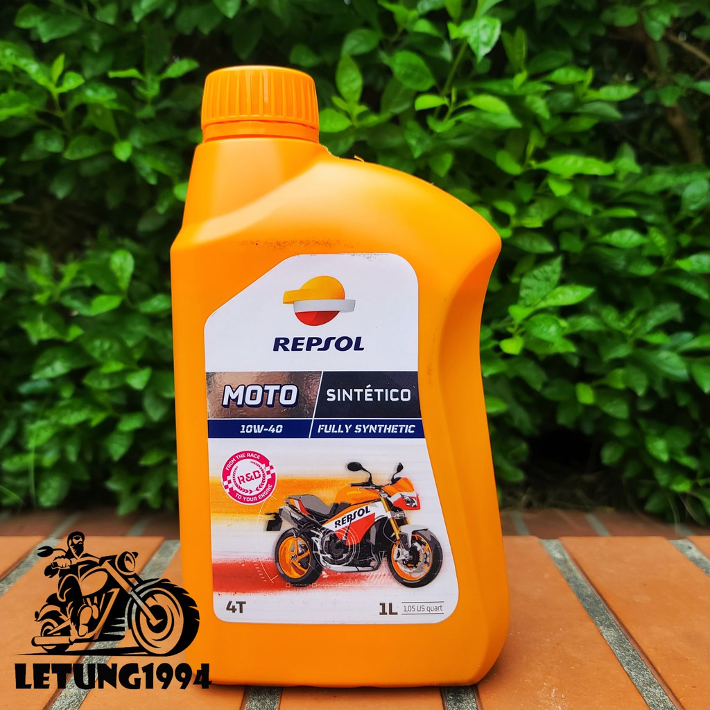 Nhớt Repsol Sintetico Fully Synthetic 10w40 Tổng hợp hoàn toàn chính hãng 100% 1 Lít