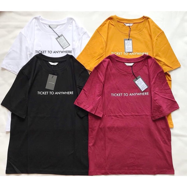 Áo thun ticckey to anywhere | BigBuy360 - bigbuy360.vn