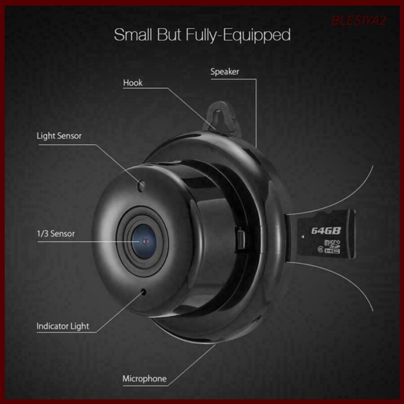 Camera IP V380 Mini Wifi 1080P HD không dây với tầm nhìn ban đêm tốt