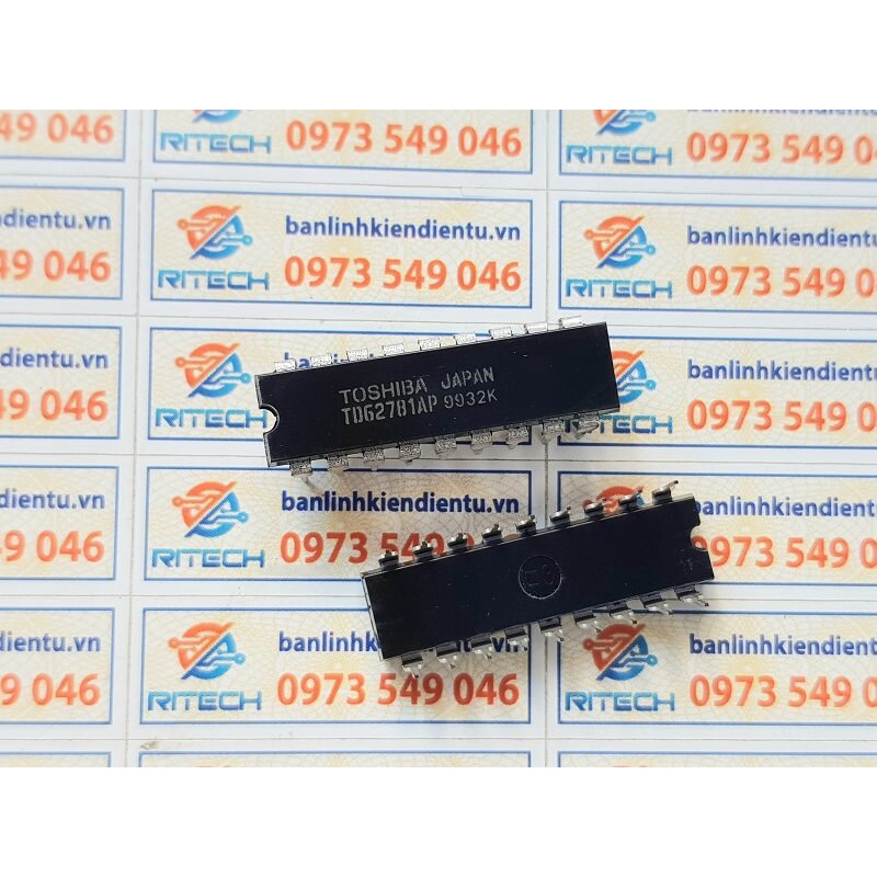Combo 5 con TD62781APG, TD62781AP DIP-18 IC