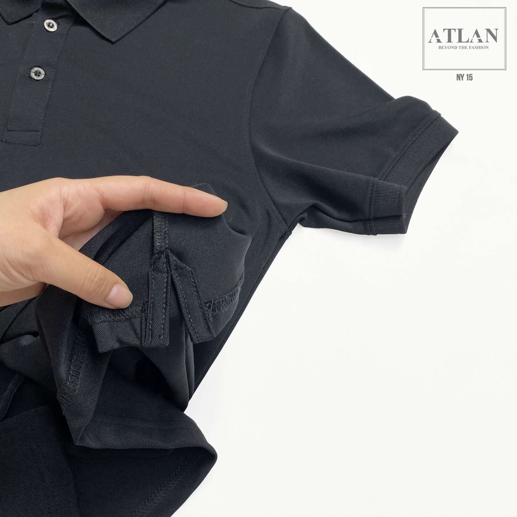 Áo Polo Đen 💖 𝘍𝘳𝘦𝘦𝘴𝘩𝘪𝘱 💖 Áo Thun Nam Có Chất Cổ Vải Cotton - NY15 | BigBuy360 - bigbuy360.vn