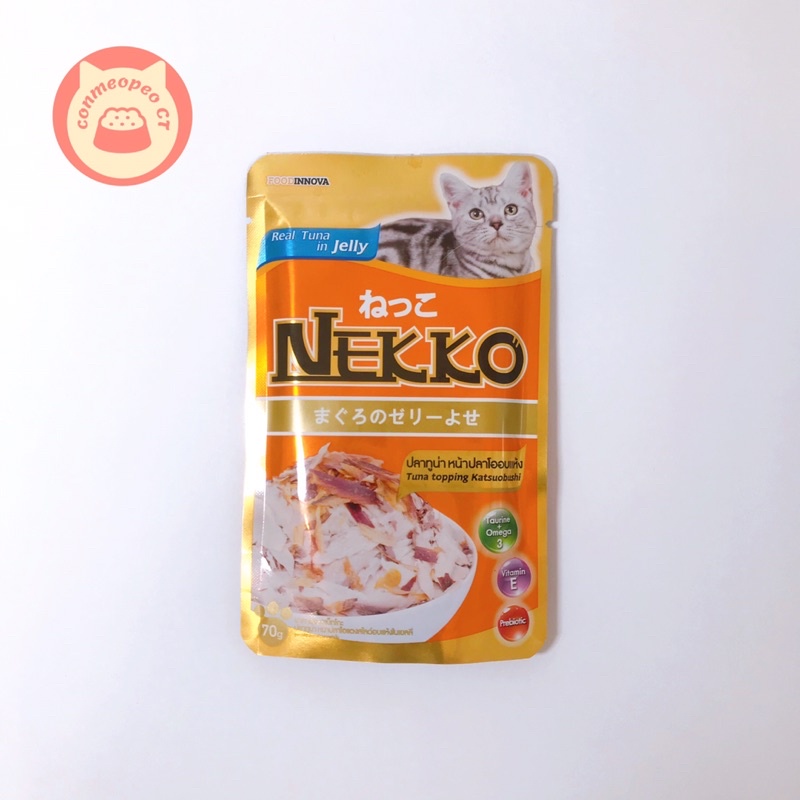 THỨC ĂN PATE CHO MÈO NEKKO JELLY | 70G | THÁI LAN