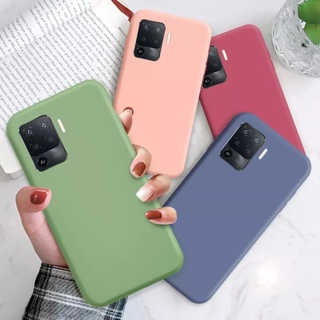 OPPO A95 A76 A96 A77 A55 A54 A74 A94 A31 A53 A15s A94 A15 A12 A5s A52 A92 A72 Ốp điện thoại chống sốc bằng silicon lỏng sang trọng dành cho