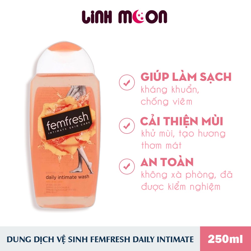 Dung dịch vệ sinh phụ nữ Femfresh Daily Intimate Wash 250ml