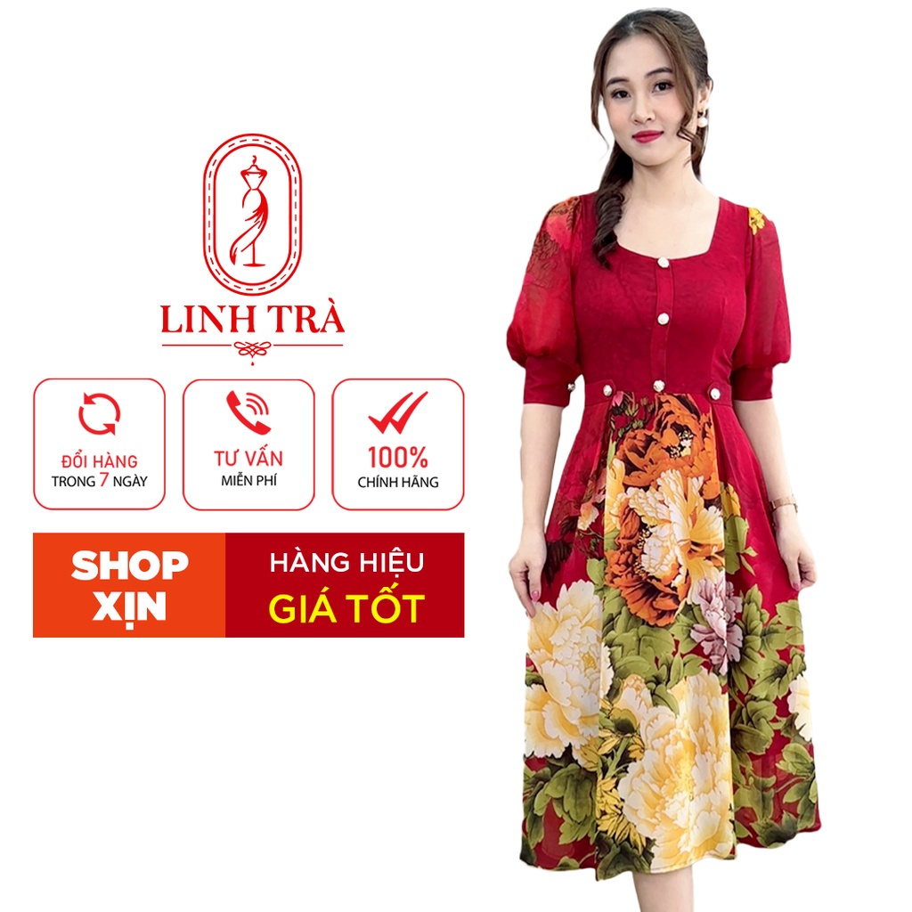 (TM 386) Trẻ Trung Thiết Kế Trang Nhã Thanh Lịch Đi Làm Đi Tiệc Cho Bà Cho Mẹ U40 U50