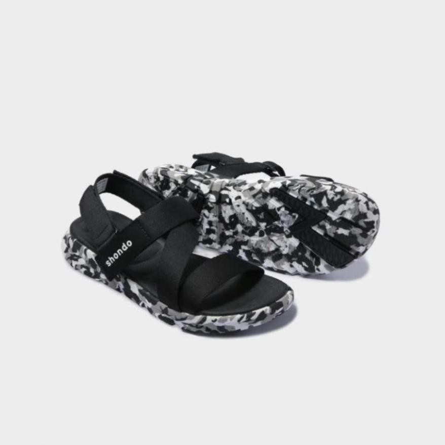 [Sanz]{SALE} GIÀY SANDAL SHAT-SHONDO F6 SPORT CAMO ĐEN _aedws1 2gf3