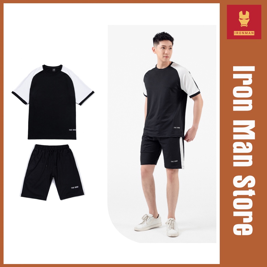 Bộ Thể Thao Nam Mùa Hè Phong Cách Cao Cấp Vải Thoáng Mát