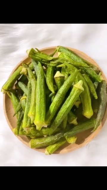 Đậu bắp sấy giòn rất tốt cho sức khoẻ - Đặc sản Đà Lạt