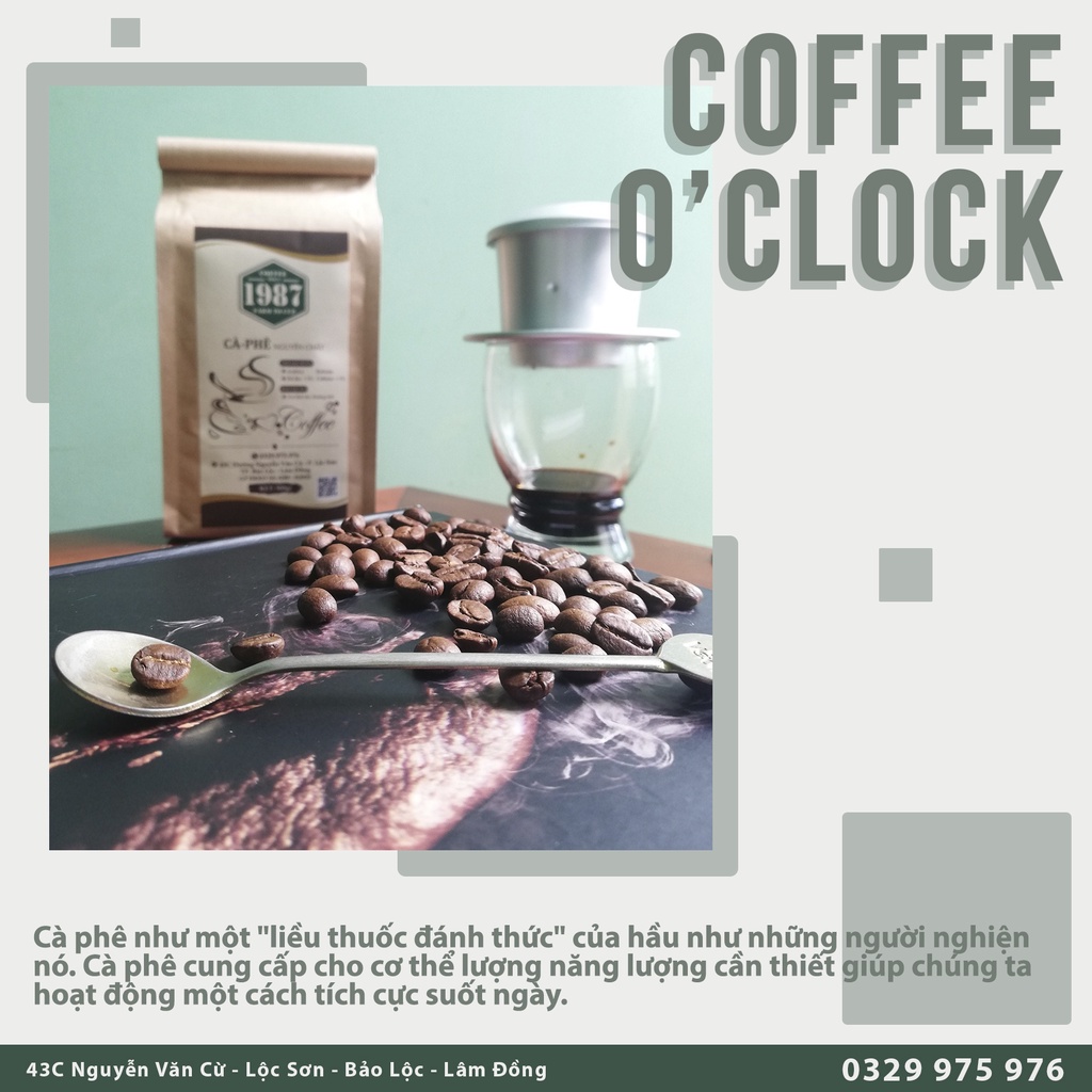 Cà phê nguyên chất 1987 - Robusta. | BigBuy360 - bigbuy360.vn