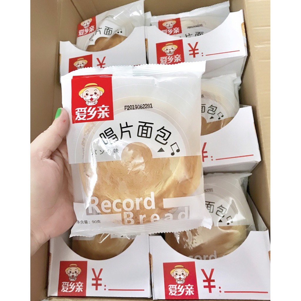 [Bánh ăn Sáng] Bánh mì ngàn lớp Record Bread 90gram (Date 12/2019)