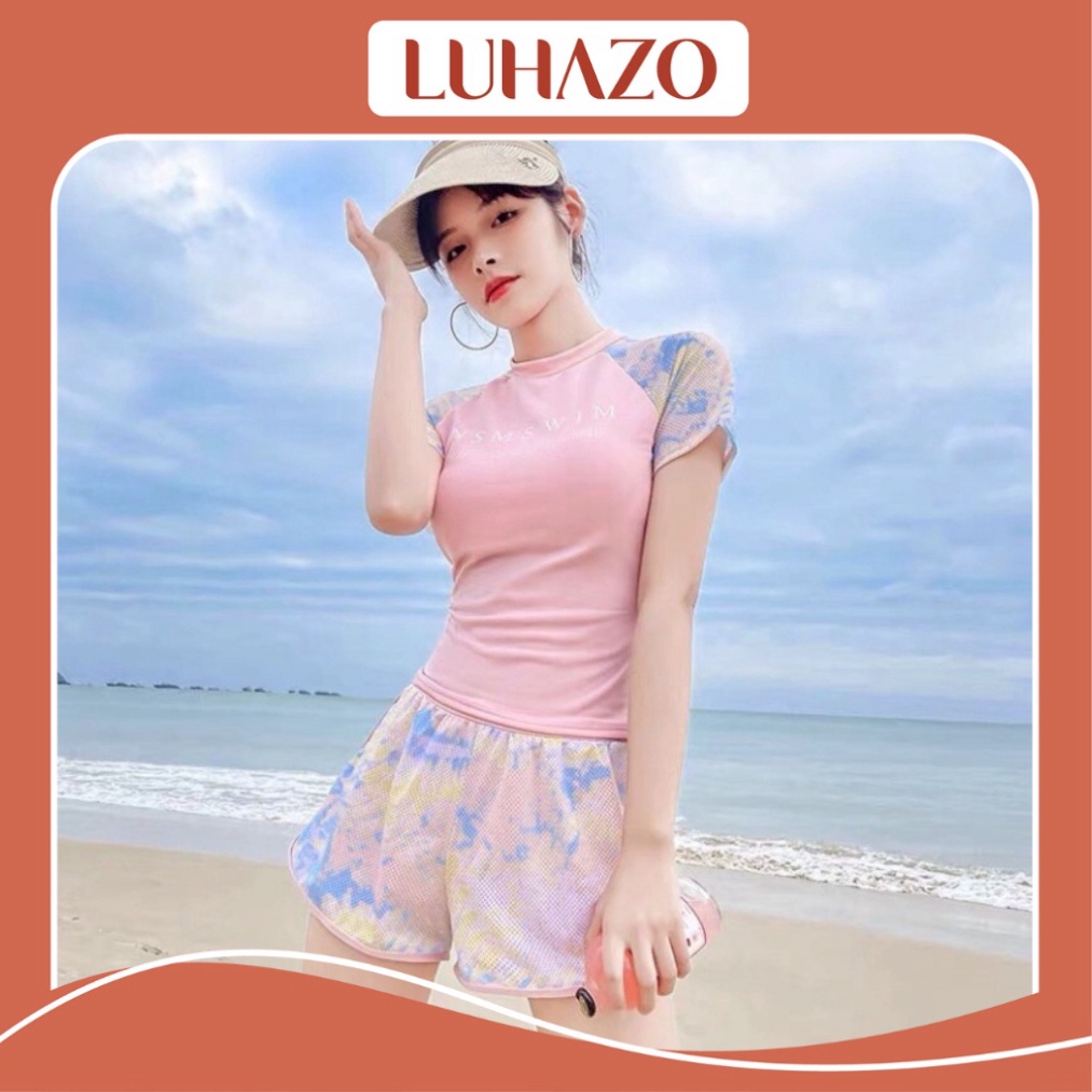 Bikini Đùi LUHAZO Kín Đáo  Đồ Bơi Nữ 2021 Cao Cấp Hot Hit Quảng Châu 2022 8087 DK5T304