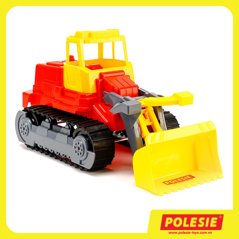 Xe Công Trình Xúc Lật Bánh Xích Đồ Chơi POLESIE - [HÀNG NHẬP KHẨU CHÂU ÂU]