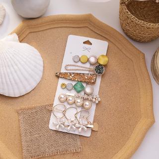 Set 8 Kẹp Tóc Phong Cách Hàn Quốc Thời Trang Cho Nữ